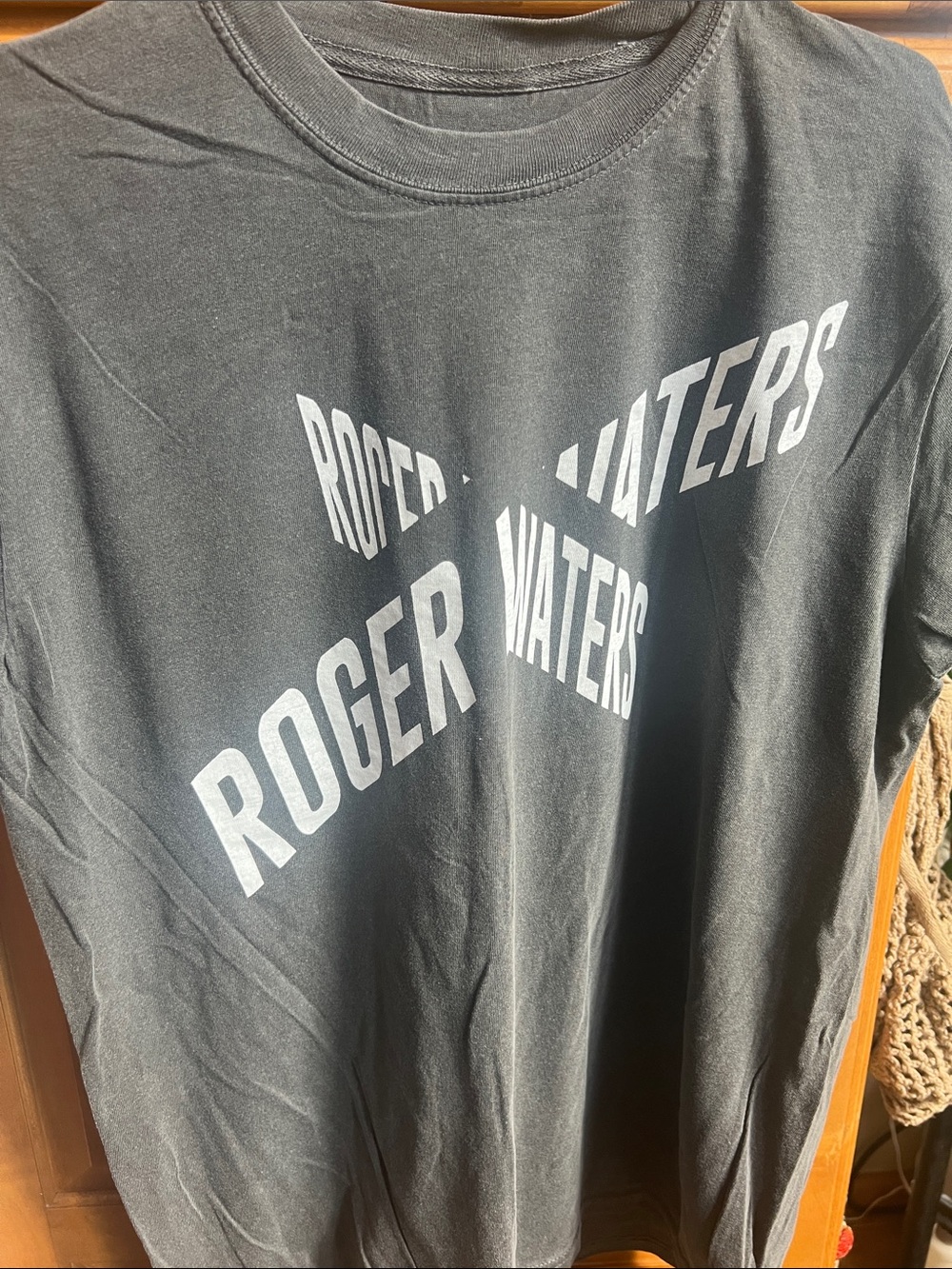 'Roger Waters' Short Sleeve Tee- This Is Not A Drill Tour. Size Large